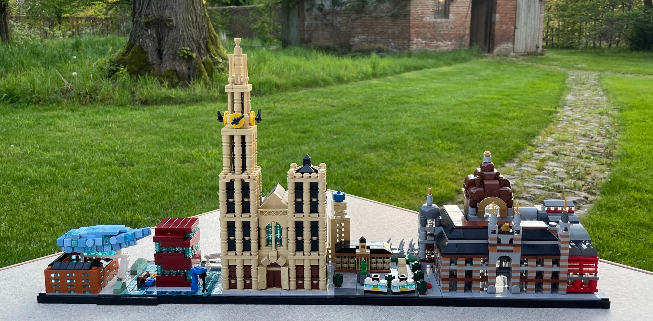 Photo of the built skyline