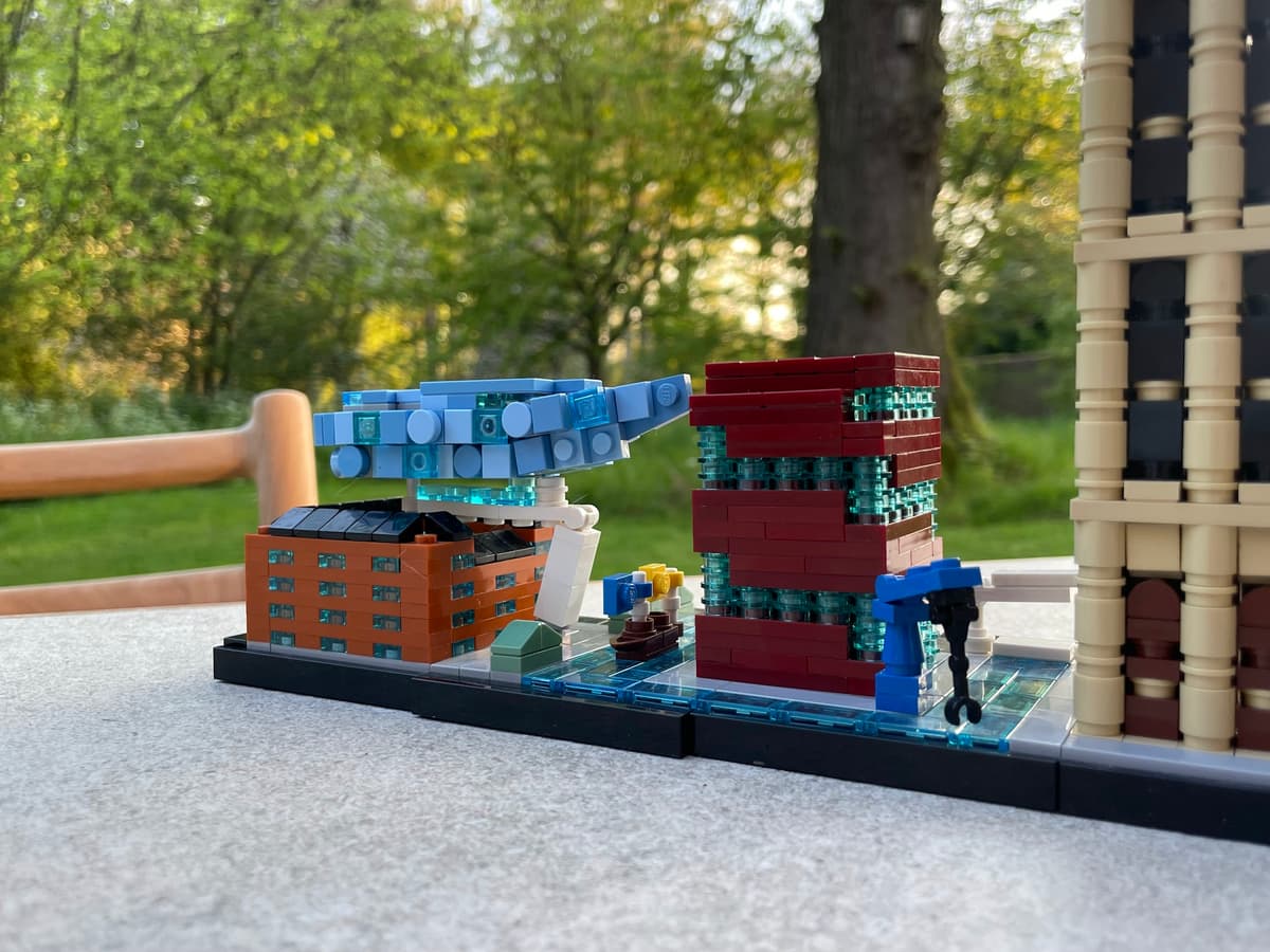 Close-up of the Eilandje